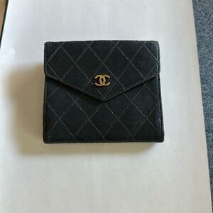 Chanel small double snap wallet